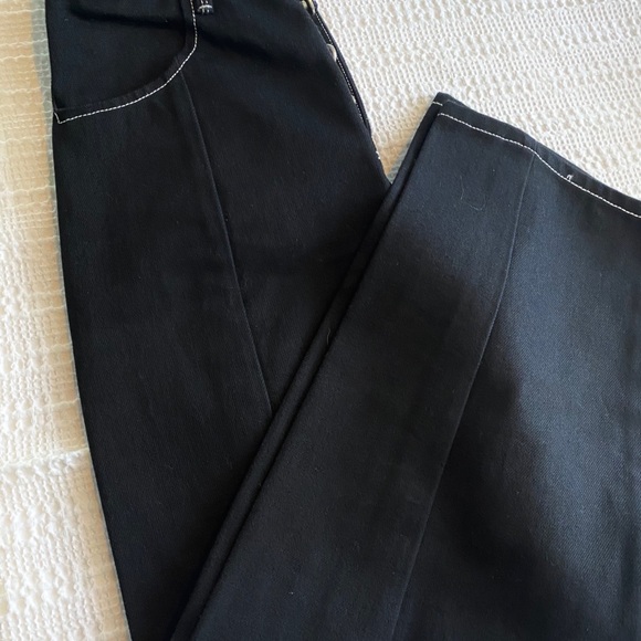 Top shop wide button black jeans - Picture 1 of 11